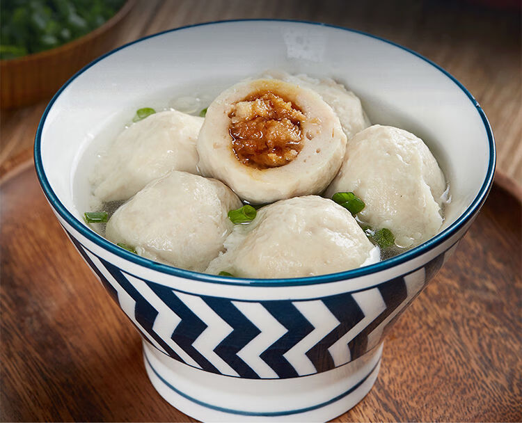 连江庄飞鱼丸店福州正宗包心鱼丸福建连江特产小吃手工打制火锅鱼圆鳗