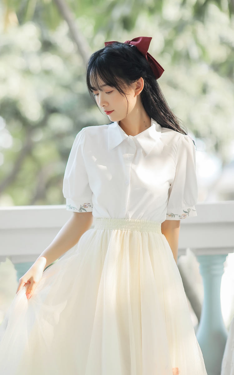 夏装2022新款初中生高中少女学生宽松甜美仙气套装显瘦长裙子女装潮