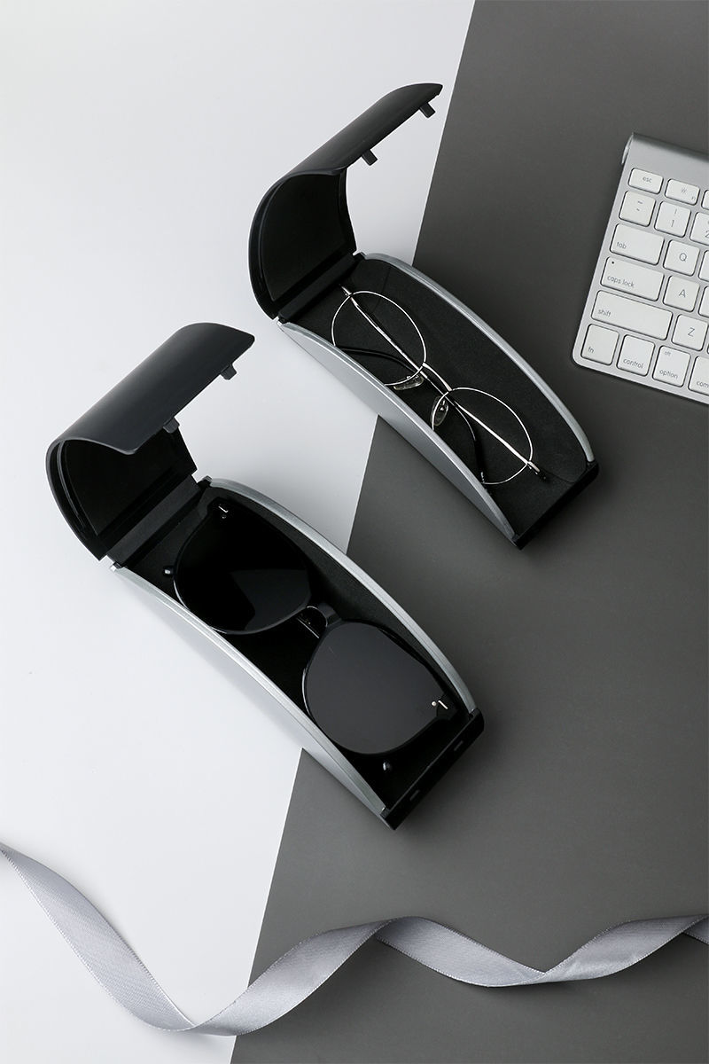 jeep吉普高档精品眼镜盒男韩版学生太阳镜盒高颜值简约创意防压墨镜盒