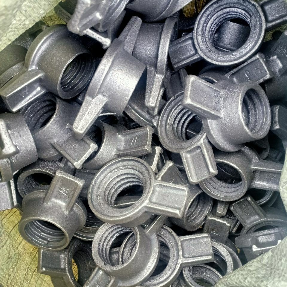 顶托螺母建筑工地丝杠螺母桥梁底托螺母上下可调节高度配件 100个 m23