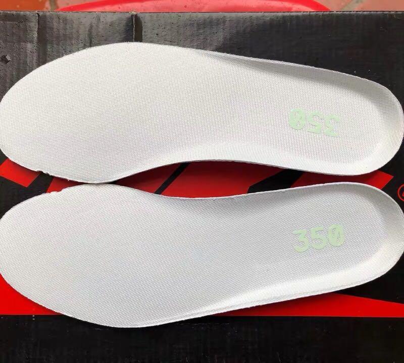 椰子350鞋垫椰子350v2鞋垫yeezy满天星白亚洲欧美限定黑天使男女原装