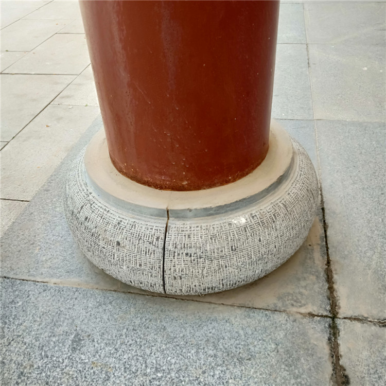 石雕方形石柱墩柱墩石 柱基石 柱顶石 空心柱包皮 柱子雕花石底座