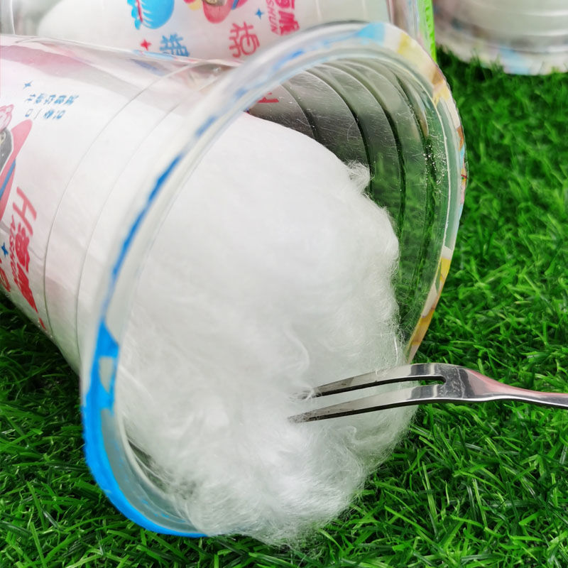 整箱果味拉丝棉花糖糖果怀旧80后零食老式棉花糖杯装袋装老式棉花糖6g