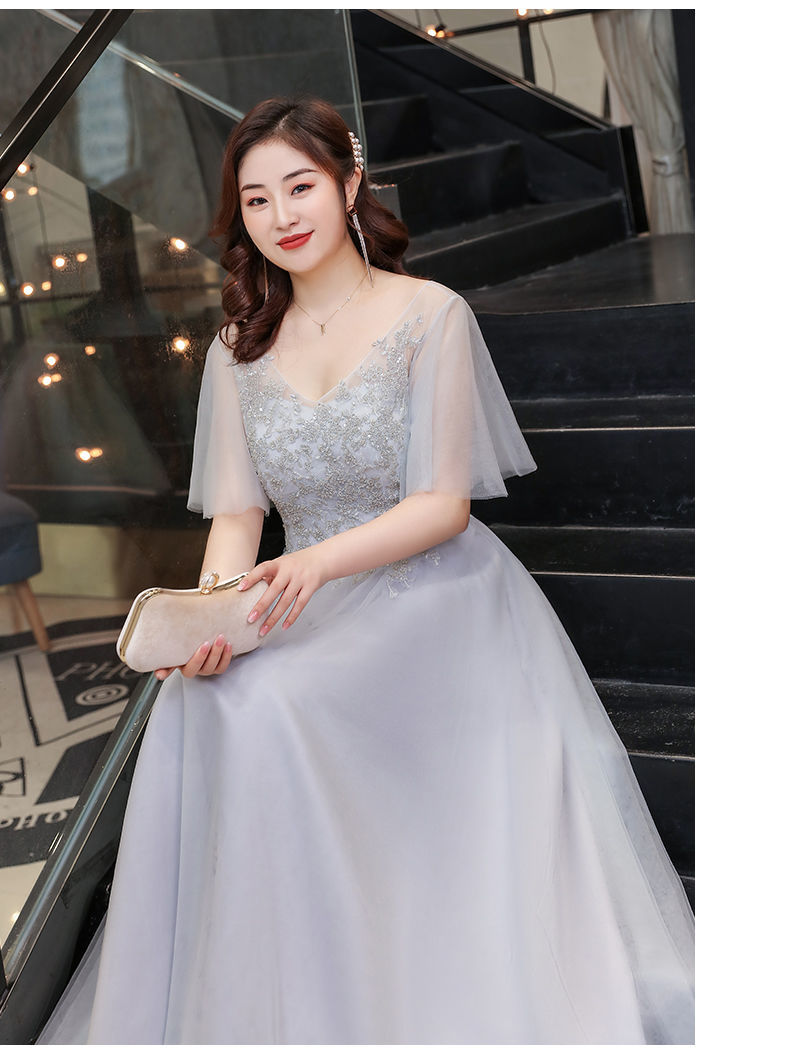 伴娘服胖mm大码显瘦伴娘裙礼服大码长款冬季胖mm200斤显瘦姐妹团宴会