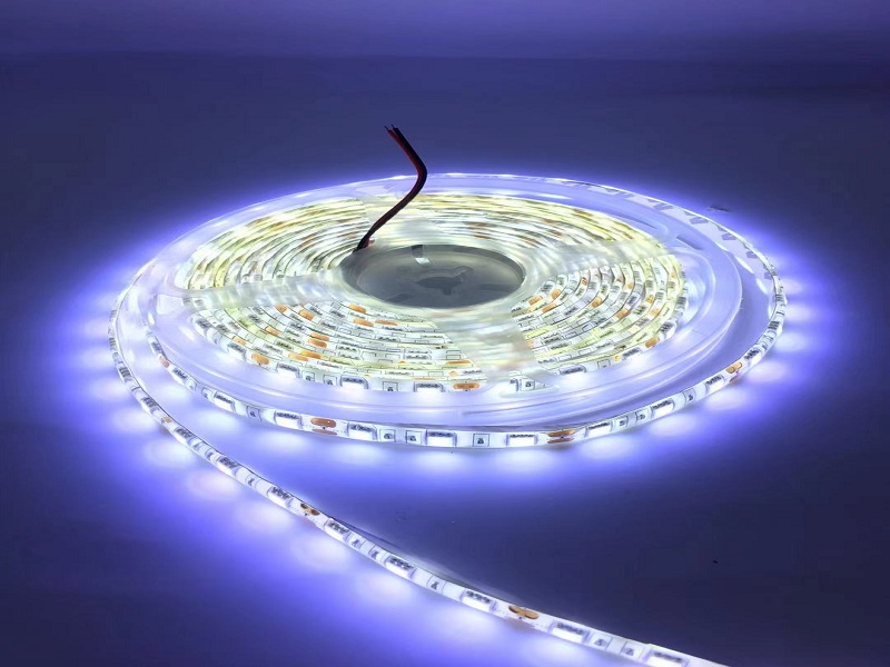 led12v亮贴片灯带5050七彩遥控变色户外水装饰亮化照明软灯条12v5050