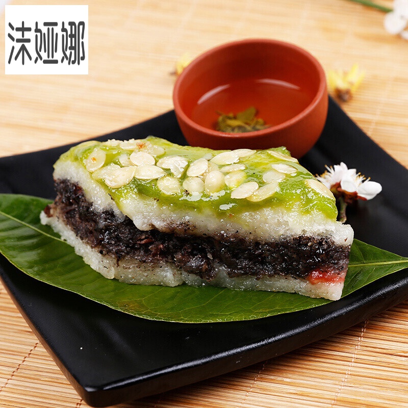 薄荷荤麻糕年糕苏州产传统糕点观前街葑门小吃伴手礼400g年货 薄荷荤