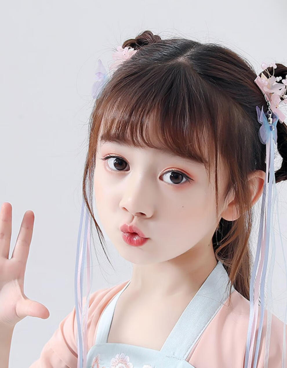【京选】儿童刘海假发片 儿童假刘海女自然隐形空气刘海可爱女童前额