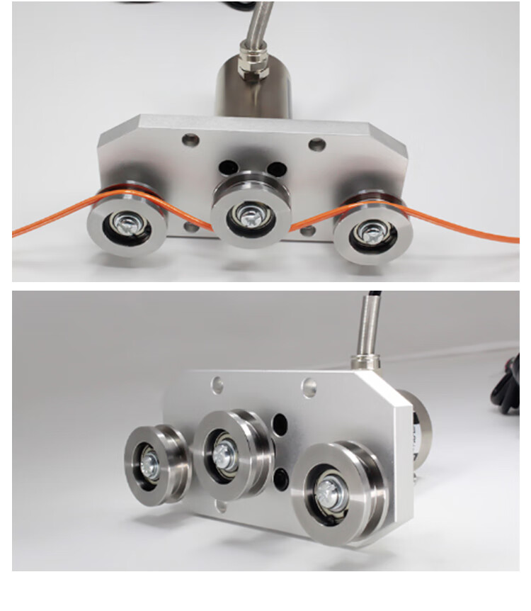 三滑轮张力传感器拉力传感器纱线细线钢丝绳线缆张力检测测量 0-10kg