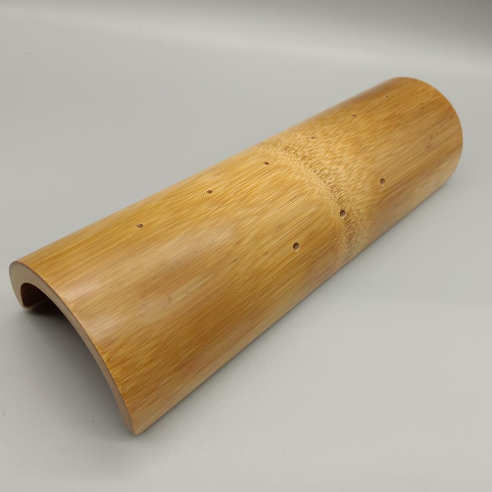 竹子枕头颈椎枕 竹子半圆枕头成人竹筒枕头空心竹枕实木 颈椎专用 腰