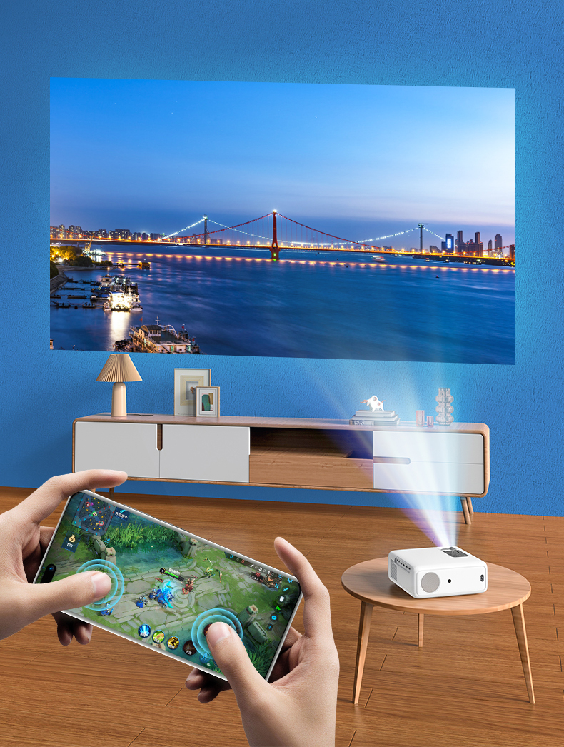 华为huawei通用投影仪家用可连手机投影机墙投家庭房间卧室办公会议