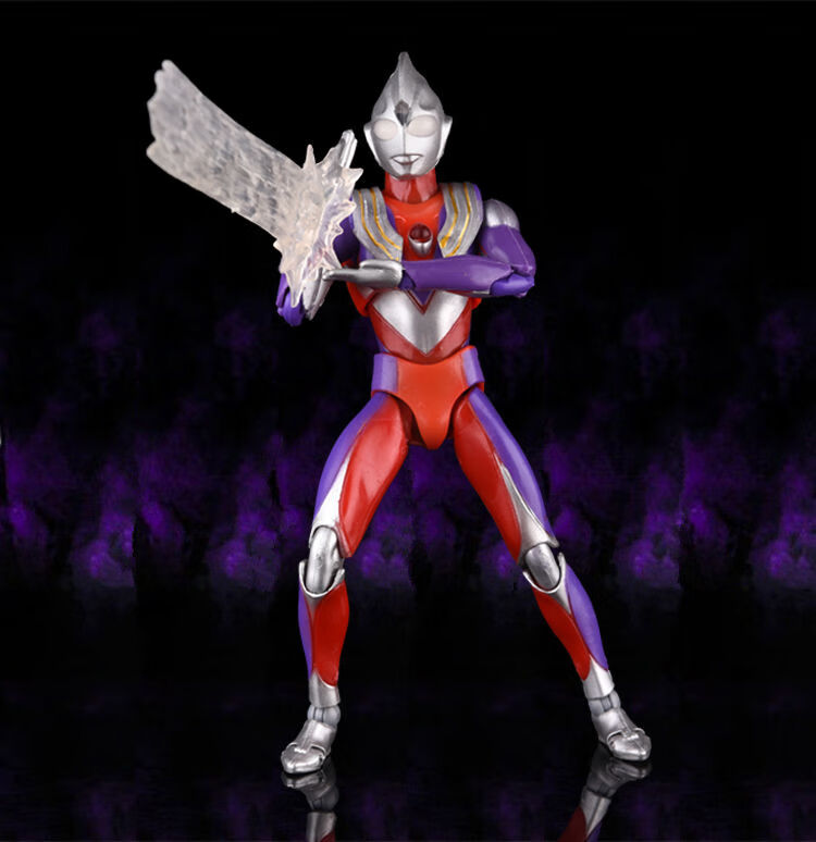 超可动模型玩具act迪迦奥特曼复合形态超人特利迦shf空中形态 复合