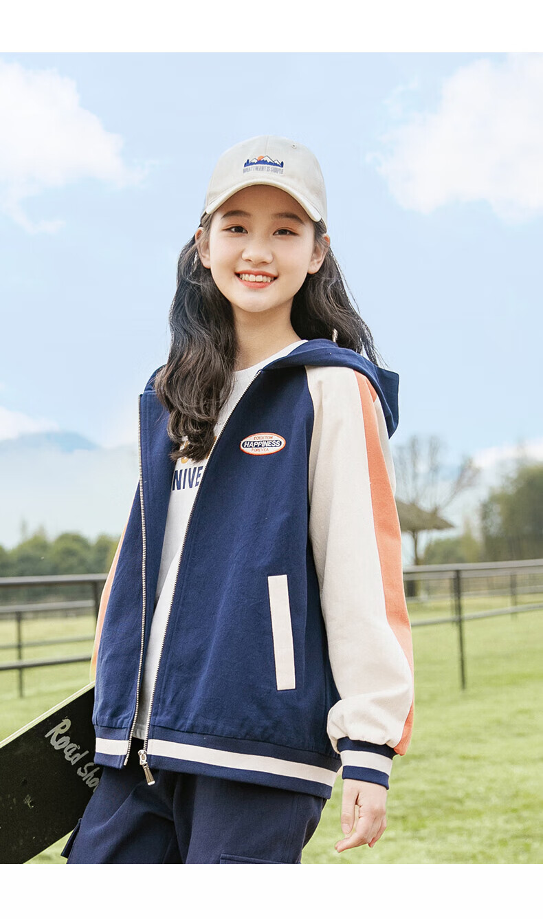 女中学生外套秋冬款高秋装女初中生衣服少女生棒球服外装时尚春秋季