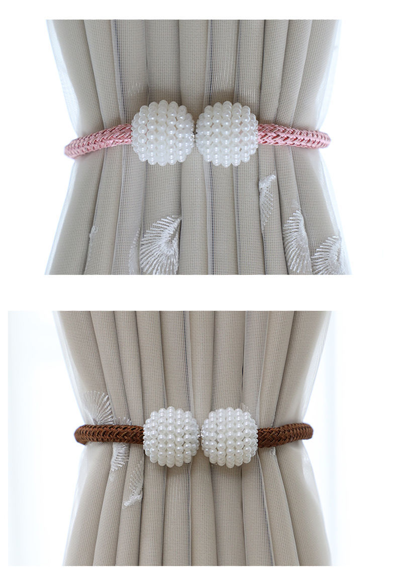 参喜窗帘绑带新款2021款磁吸窗帘捆绑带家用一对创意窗帘绑绳束带鲜