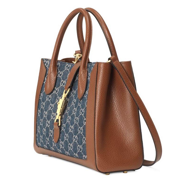 古驰gucci女士单肩斜挎包手提包jackie1961系列大号托特包6490162kqgg