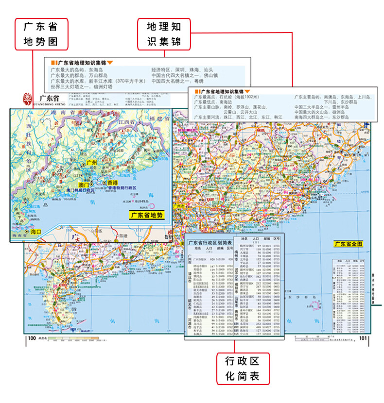 2022年实用中国地图册升级版红革皮