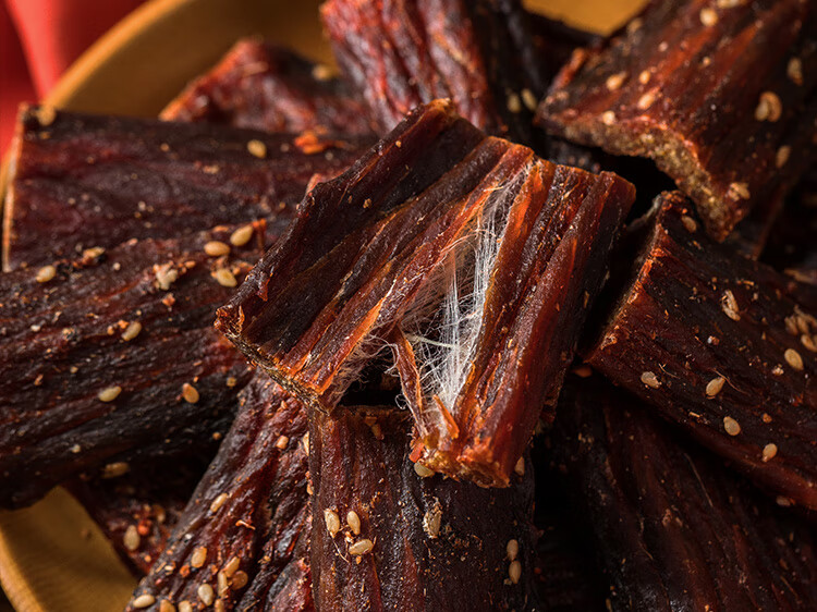 抖音同款甘孜州牦牛肉阿坝甘孜风干牛肉老四川阿坝州牦牛肉干五香味1