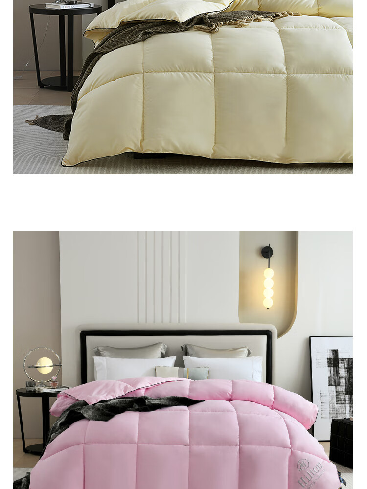 希尔顿被子冬被10斤 出口希尔顿酒店被95白鹅绒8/10斤冬季棉被芯被子