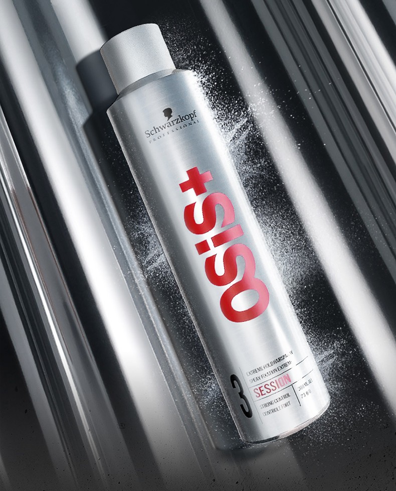 自营配送施华蔻osis劲能喷发胶自然强力定型男女士头发造型干胶发胶