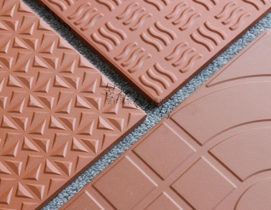 红缸砖300x300酒店厨房防滑地砖防潮吸水砖户外庭院园林人行道砖 24号