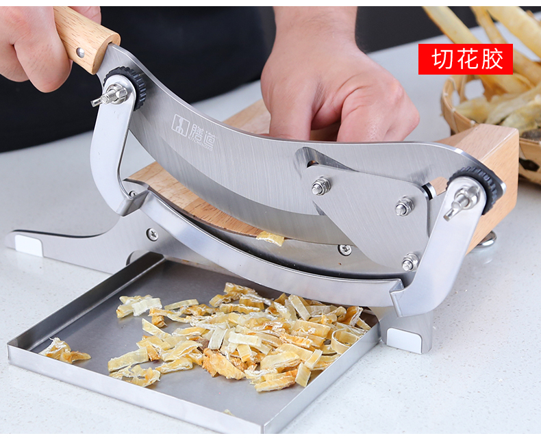中药切片刀膳道中药材切片机家用切中药材铡刀切药刀切灵芝闸刀中药材