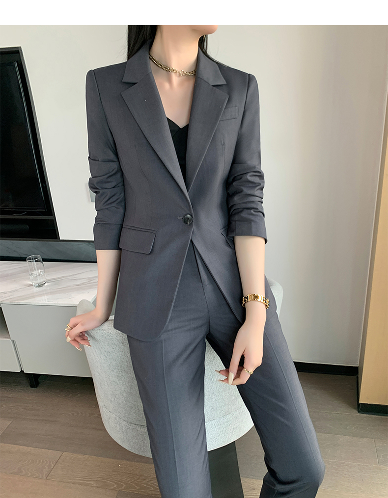 sxdyh法式品牌女装新款西装套装女春夏薄款时尚气质职业装女神范西服