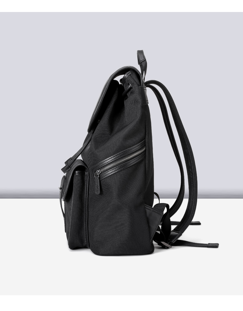 皮尔卡丹双肩包商务休闲大容量电脑包书包时尚潮流男士背包旅行包