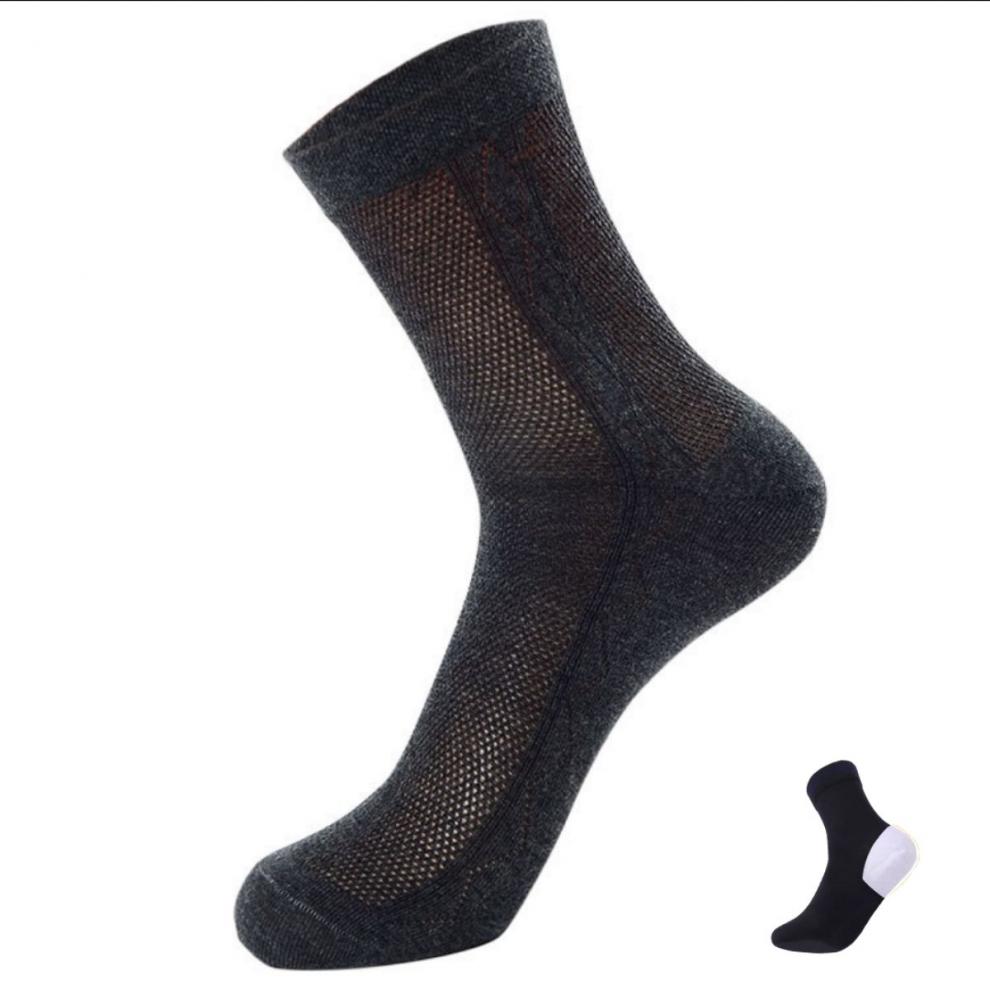 高品质男士夏款袜子防裂袜女士薄款夏季足跟防裂袜子男网眼防脚后跟