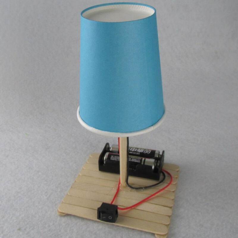通用技术手工作品高中生材料高中生手工拼装工制作台灯diy科技通用技