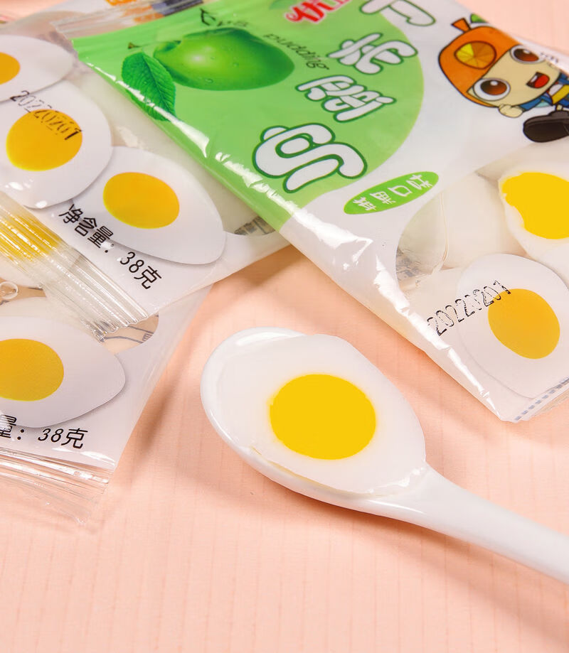 鸡蛋布丁果味果冻乳酸多口味休闲零食哄娃神器混合口味实发20包买10包