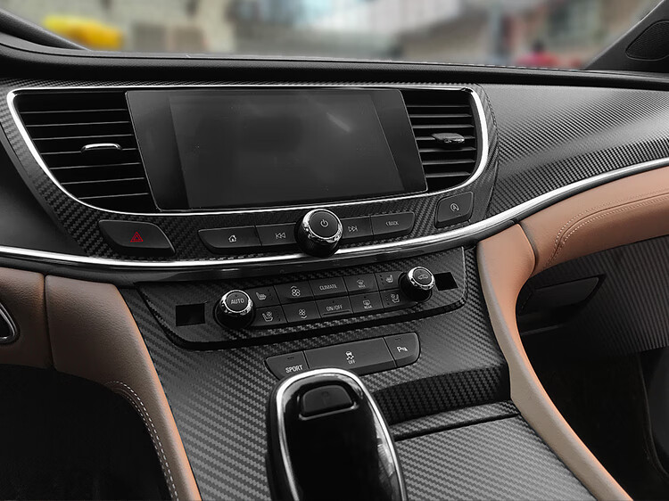 别克君越中控内饰贴纸适用16-21款改装专用排挡贴膜车内装饰改色 内饰