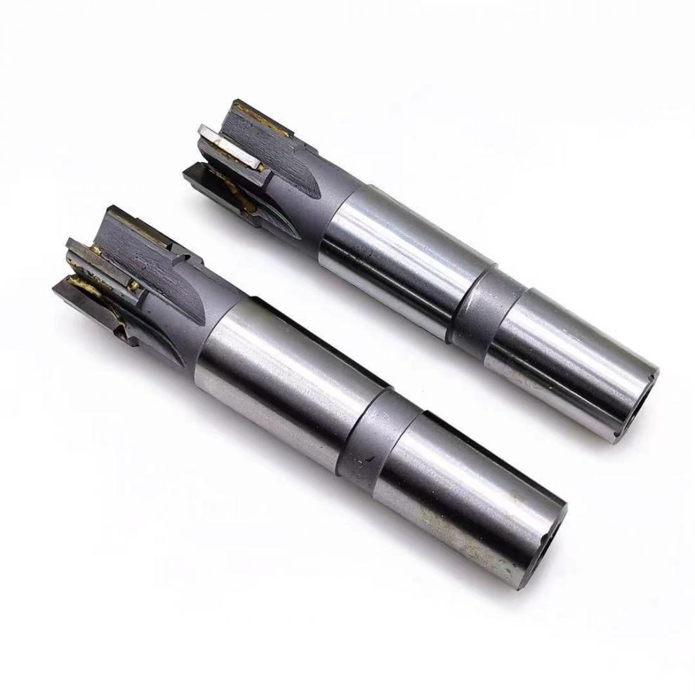 锥柄镶合金立铣刀直刃斜刃锥柄镶合金铣刀钨钢刃铣刀1450mm63镶合金直