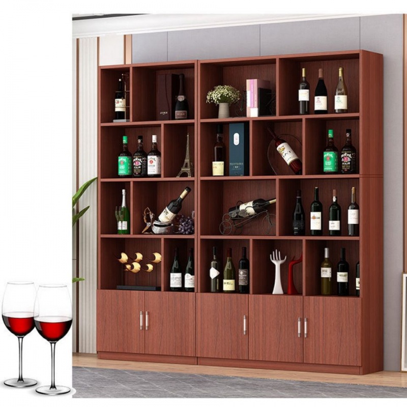 米朗豪红酒柜展示柜客厅隔断展示架酒架茶叶家用酒柜落地柜陈列烟柜