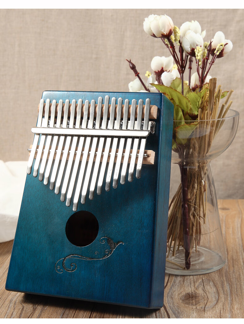 拇指琴卡林巴17音全单板卡灵巴手拨琴手指琴初学者卡琳巴kalimba爵士