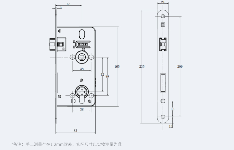 名门静音门锁室内卧室房间欧式黑色门锁带钥匙实木门简约家用锁具默认