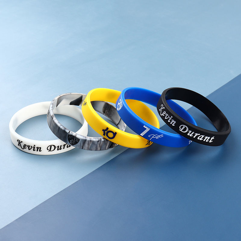 创贞运动球星手环手环汤普森手环夜光手环硅胶运动手环nba科比詹姆斯