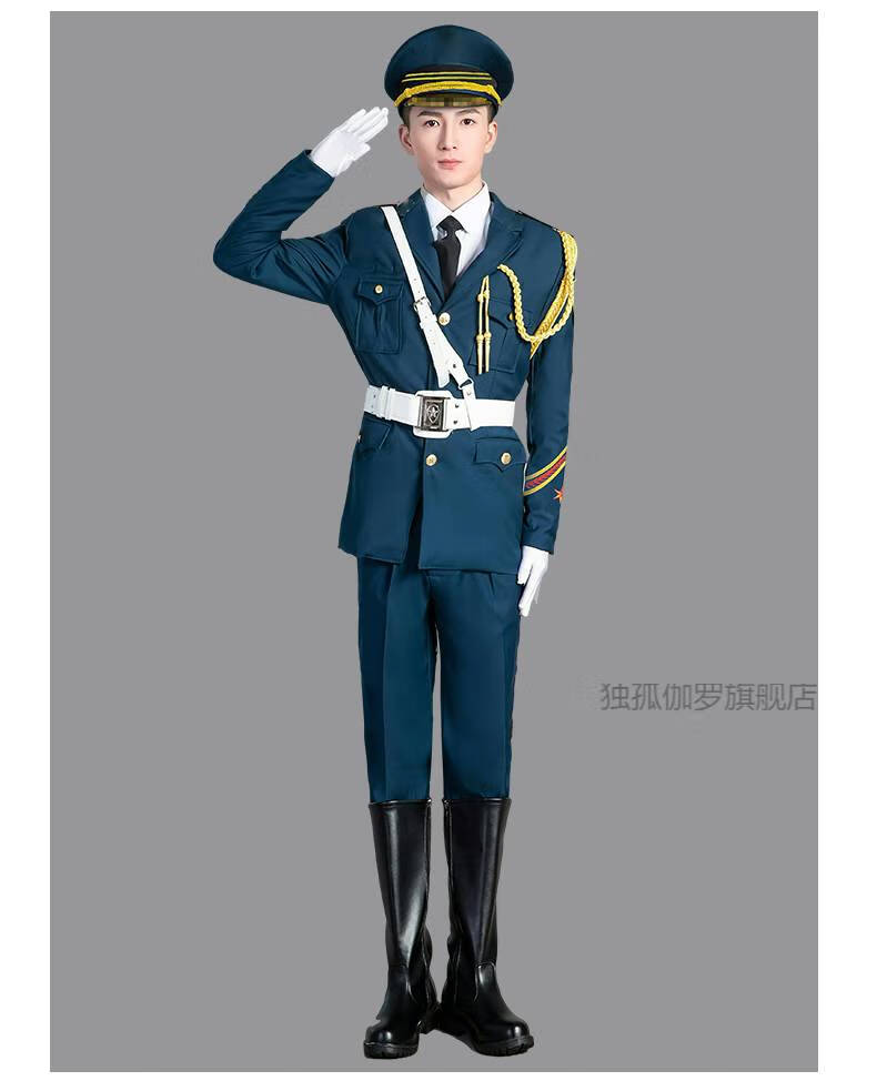 升旗手服装中学生升旗服装国旗护卫队礼服学生班礼宾服队鼓护旗手仪式