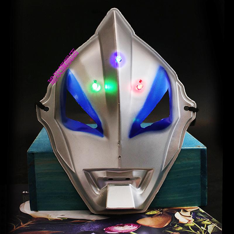 赛罗奥特曼面具迪迦欧布泰罗儿童男孩发光的玩具全脸面罩欧布面具圣剑