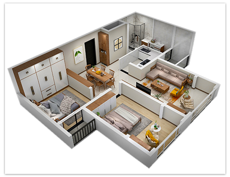 装修设计效果图制作室内全屋家装纯设计师施工图酷家乐3d方案代做