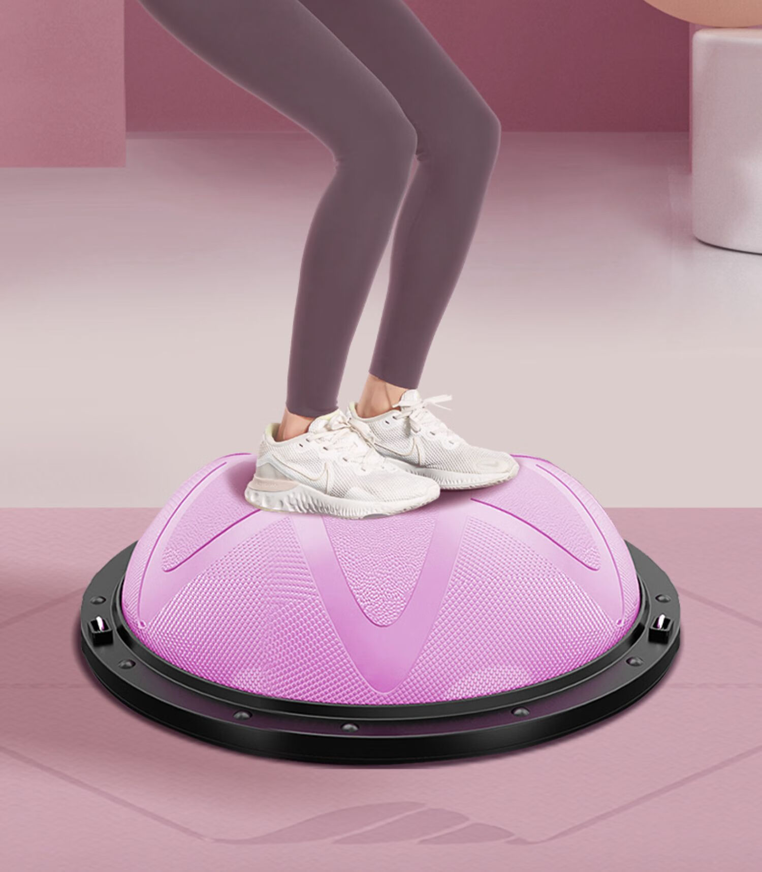 奥义波速球半圆平衡球加厚防爆瑜伽健身球普拉提脚踩半球瑜珈器材家用