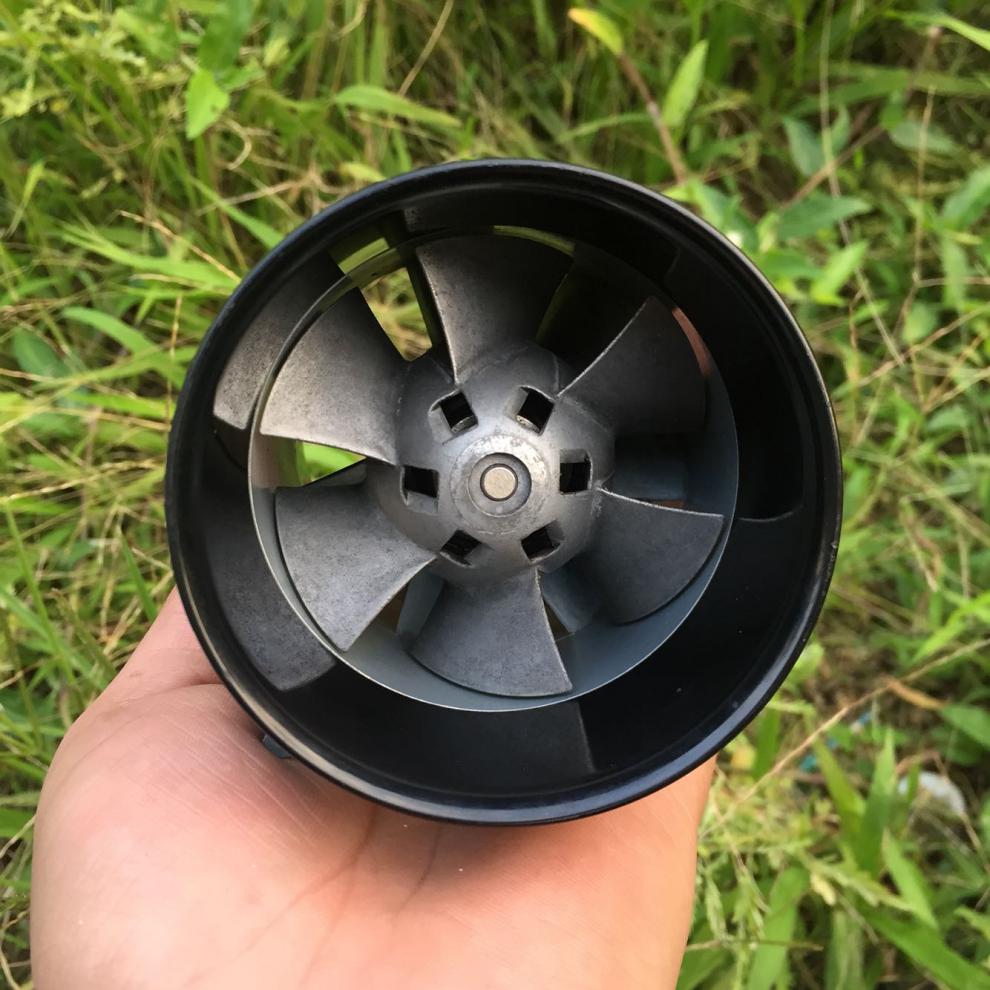 适用于定制现货12v涡轮增压风机暴风力汽车涡轮增压风扇强风机增压高