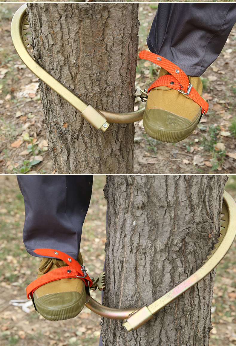 电工脚扣爬树脚扣 爬树工具用工具电信脚扎子木杆鞋加厚国标脚扣爬树