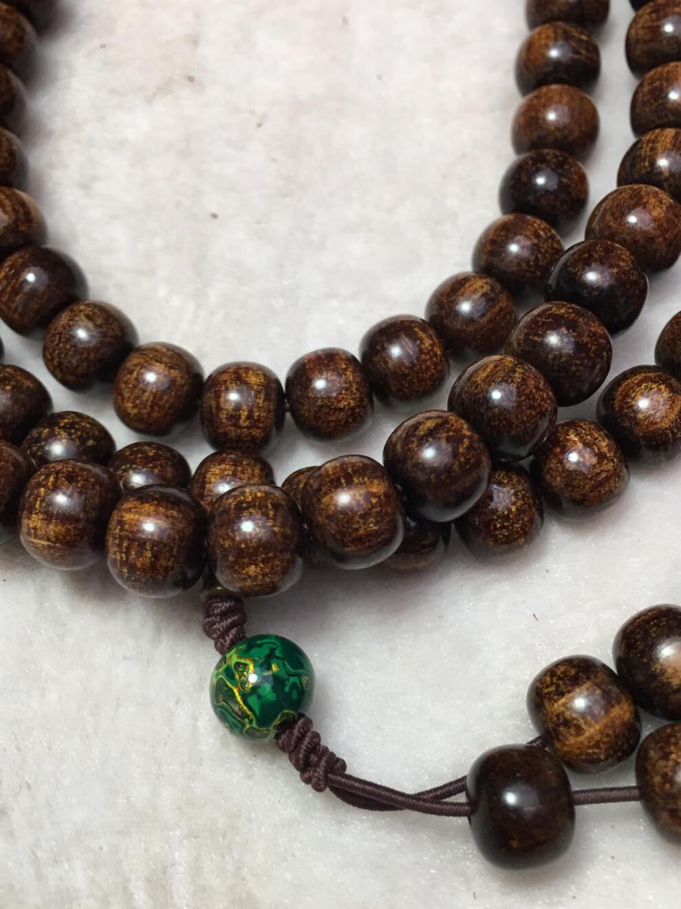 贡木沉香手串巴布亚贡木沉香手串血月玉化老料暗夜龙鳞纹犀角黑油8*9*