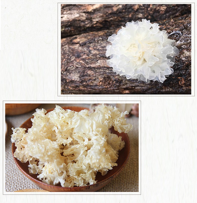 裕德源四川巴中通江段木银耳干货有机雪耳白木耳丑耳糯耳耳花100g