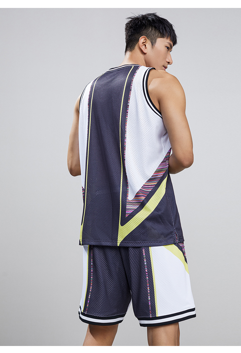安踏快干科技丨篮球套男士针织背心篮球训练夏季透气运动套装街头风