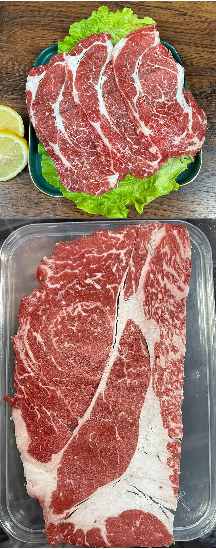 多规格 谷饲 m5安格斯上脑原切 牛肉卷 火锅 寿喜烧 4盒薄切(火锅)