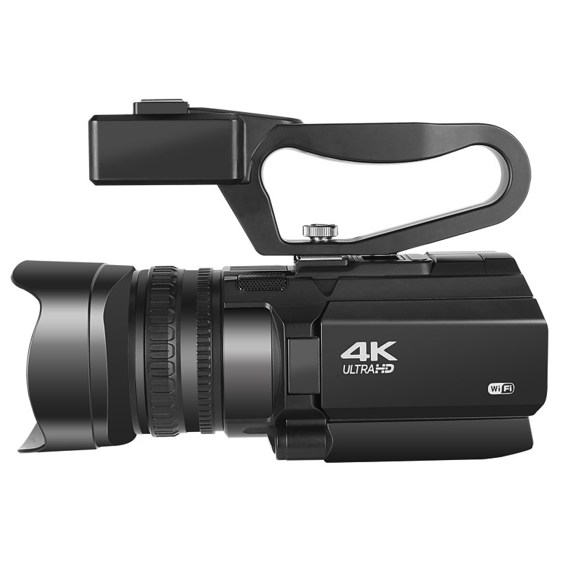 komery手持式4k专业摄像机双存储卡摄录一体机会议婚庆短视频直播摄像