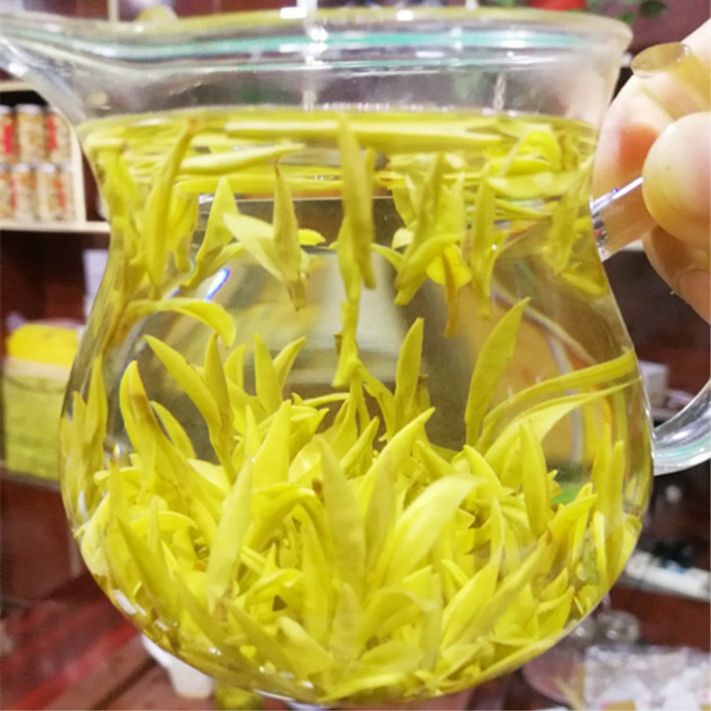 2021新茶叶安吉黄金白茶雨前特级黄金芽明前茶 经典精品 茗老汉 100克