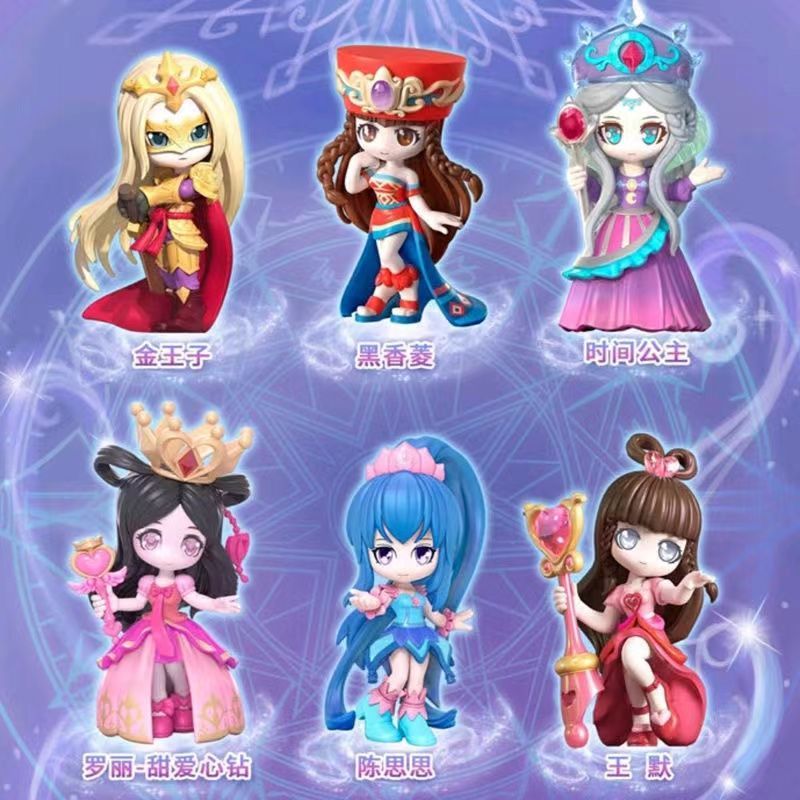 叶罗丽摆件娃娃盲盒全套冰公主叶萝莉盲盒摆件娃娃玩具女孩蛋糕公仔叶
