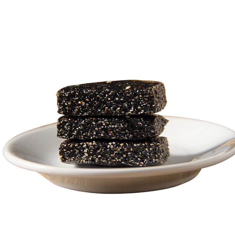 潮汕特产咸味甜味黑芝麻糕核桃糕软糕咸味芝麻糕500g