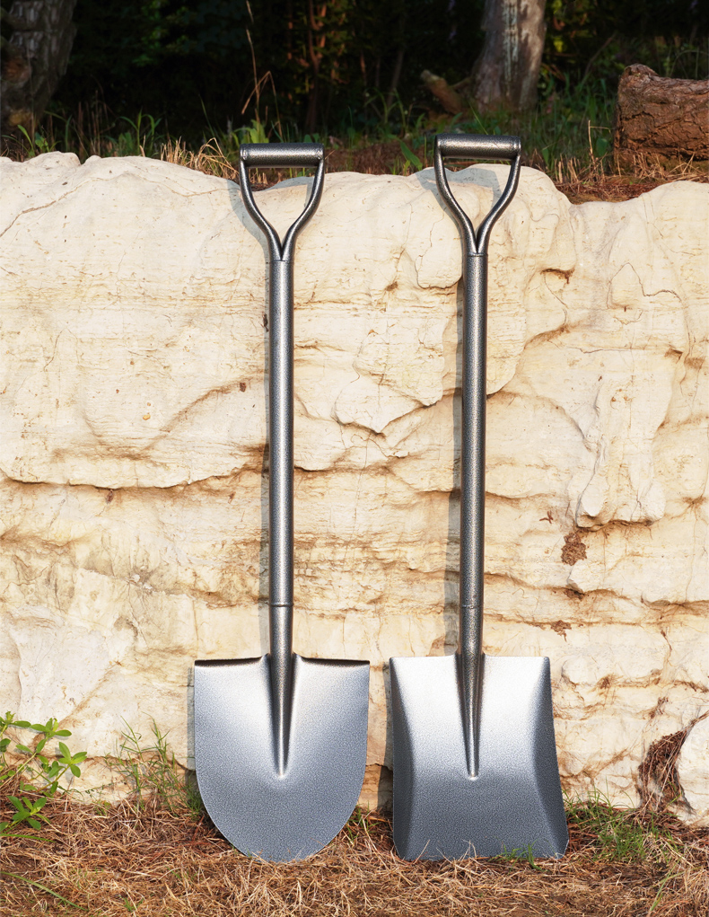 小铁锹铁锹农用平头车用除雪小铁铲子家用户外挖土全钢加厚铁锨园艺